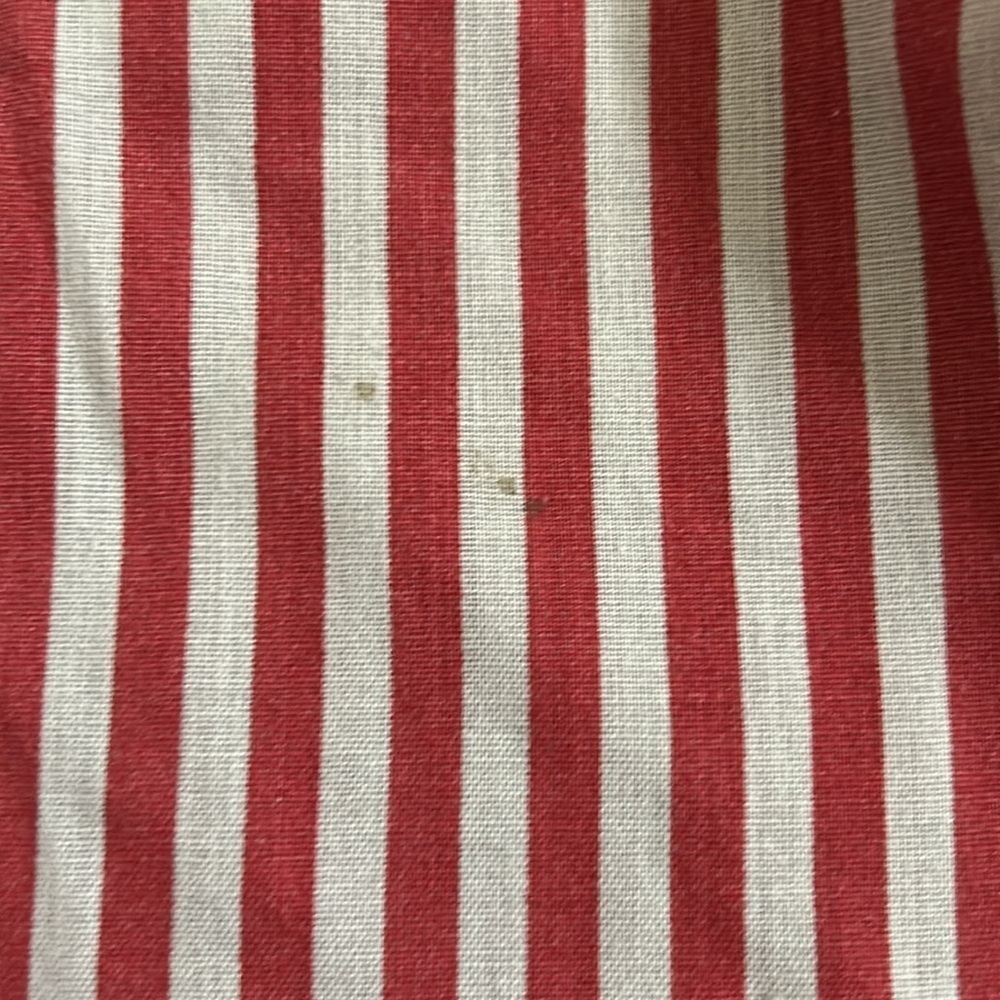 Vintage RoVel of California Red and White Striped Button-Up Blouse - Picture 8 of 8